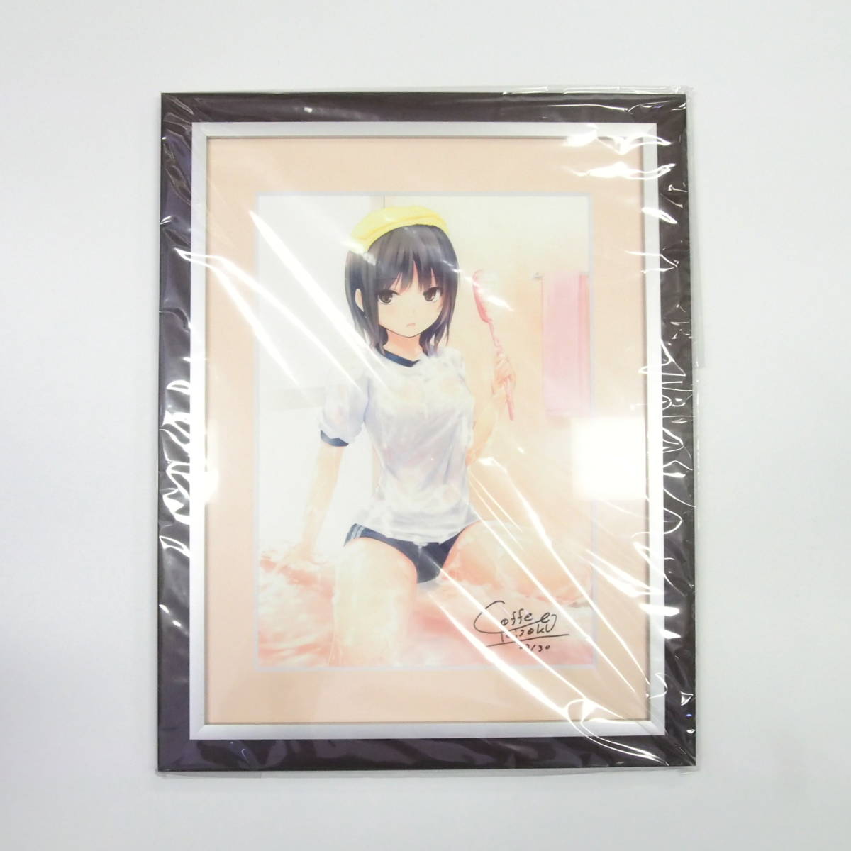 珈琲貴族 アルプスの雪解け水とセーラー服少女 ジークレー 版画