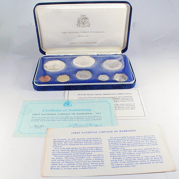 バルバドス プルーフ貨幣セット(First National Coinage Of Barbados