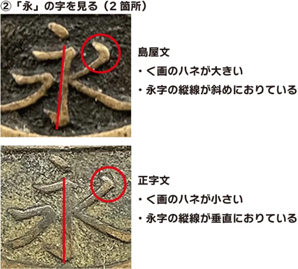画像付き】寛永通宝の島屋文の見分け方を伝授！ | 古銭買取専門店アン