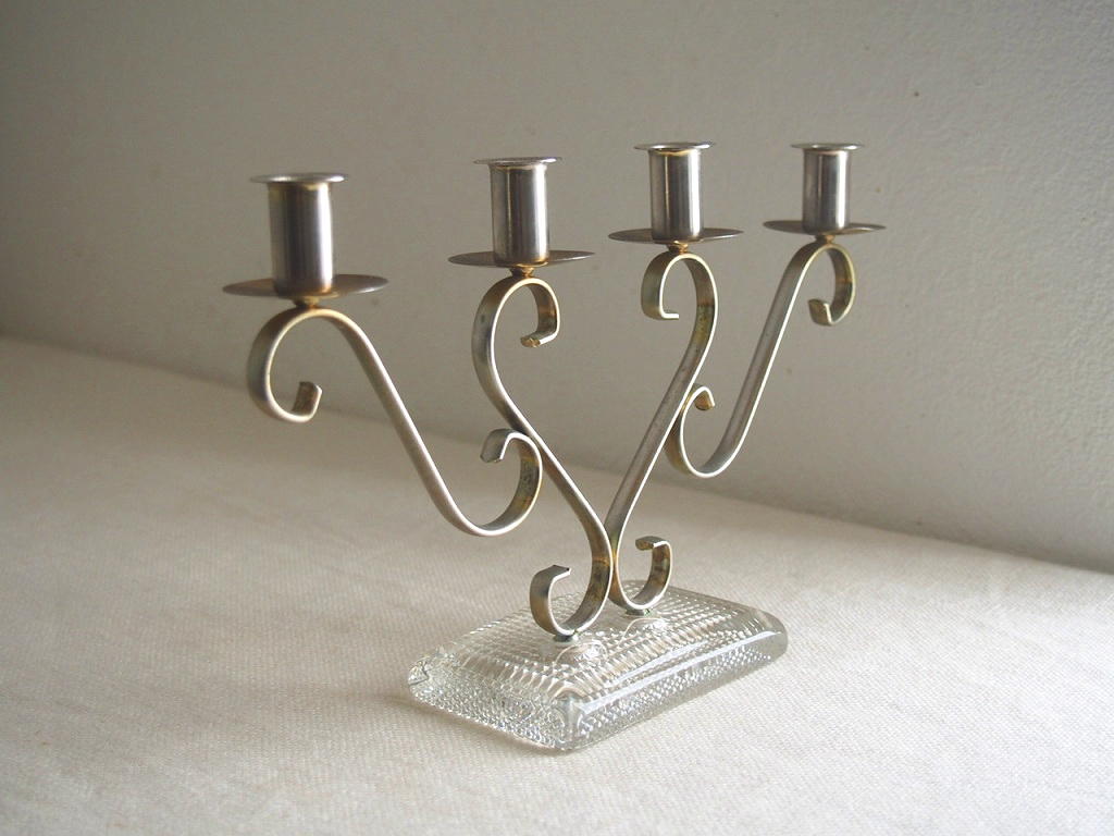 北欧ヴィンテージ Ystad metall Gunnar Ander 金属とガラスの