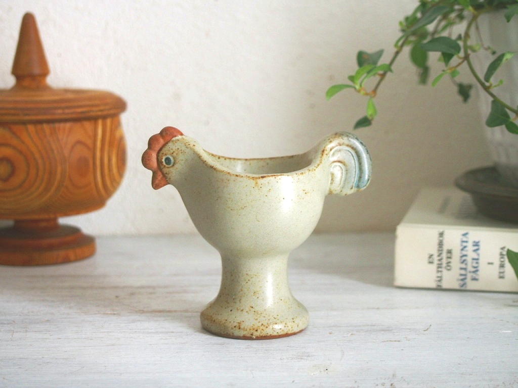 北欧ヴィンテージ Lisa Larson Pask リサ・ラーソン 陶器のニワトリの