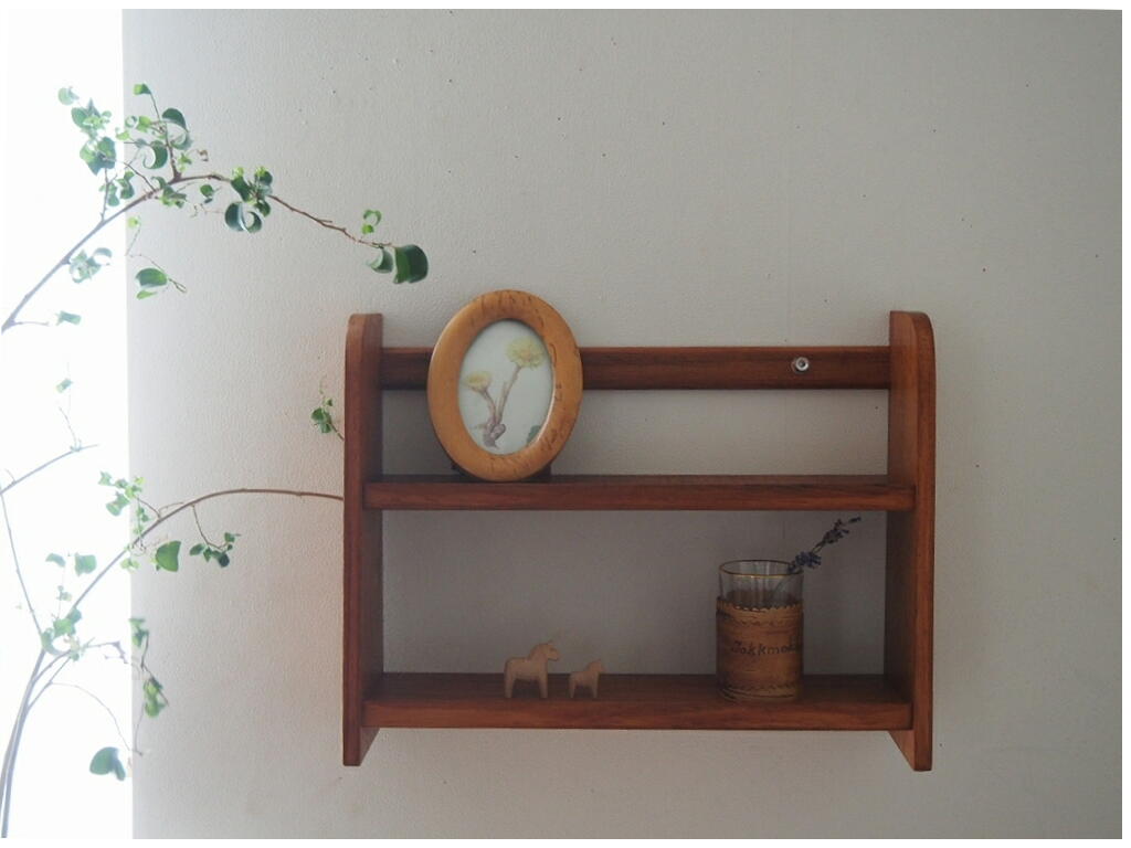 北欧ヴィンテージ KARL HOLMBERG チークウォールシェルフ - a n t e n n a