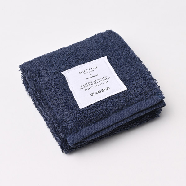 anitna×VIRI-DARI deserta / ウォッシュタオルセット ネイビーイエロー
