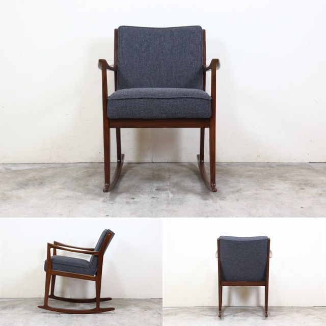 ロッキングチェア イギリス ヴィンテージ 北欧 ち51-1