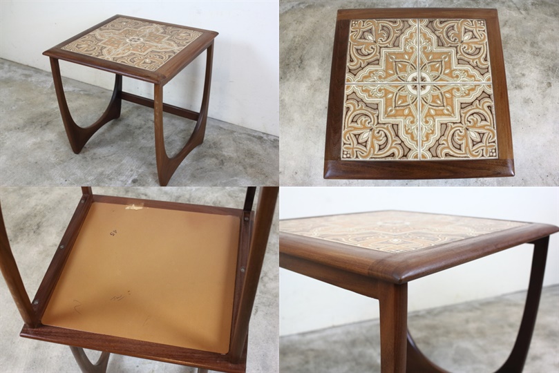 G-PLAN ジープラン タイルトップネストテーブル さ58-2