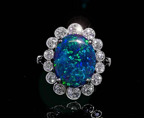 Antique Gallery Soleil アンティークジュエリー / 約4ct ブラック