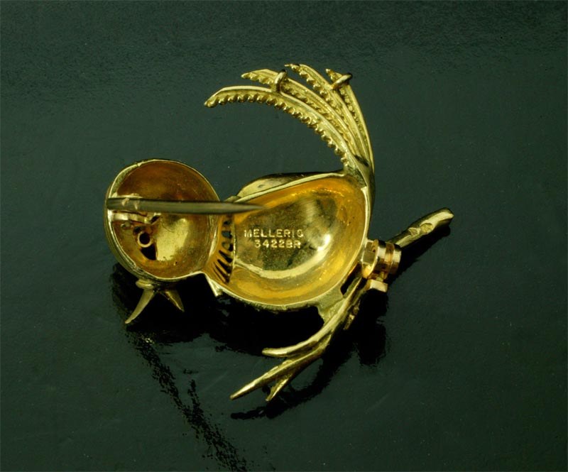 フランスアンティークMellerio dits Meller ブローチ小