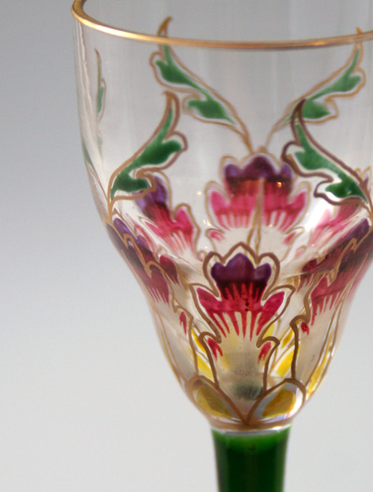 テリジェンタール「花文様リキュールグラス」《アンティックかとう》