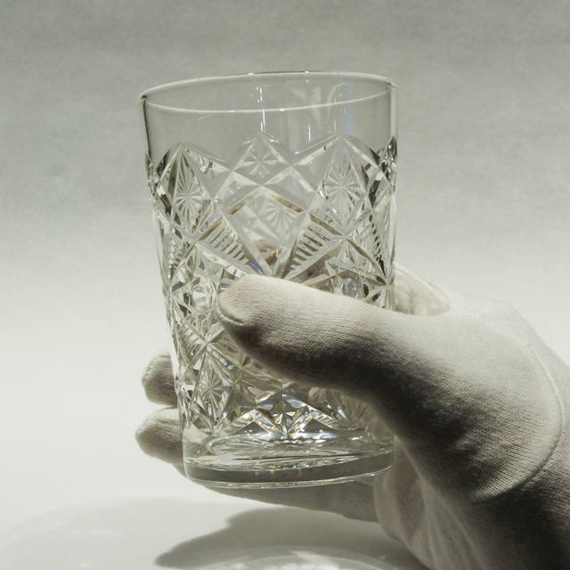 602 BACCARAT オールドバカラ ラグニーLAGNY カラフ 黄色被せ 602