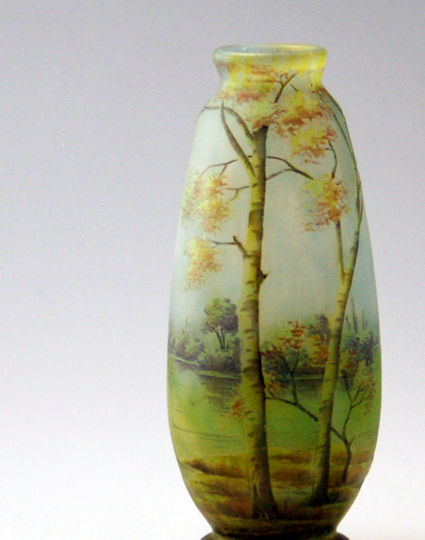 ドーム・ナンシー「夏景色文小花瓶」《アンティックかとう》