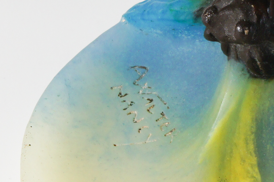 アマルリック・ワルター「蝉文 トレイ」《アンティックかとう》