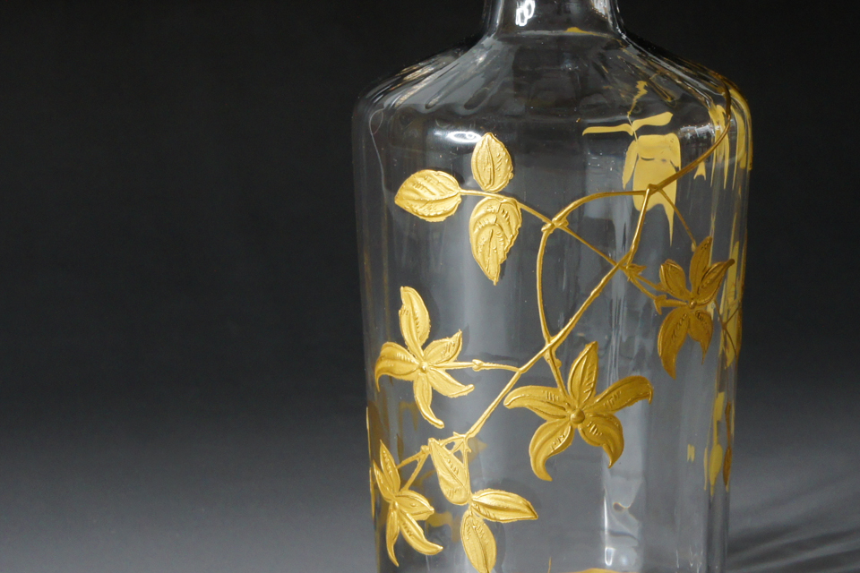 オールドバカラ「ジャポニスム 草花文 リキュールセット