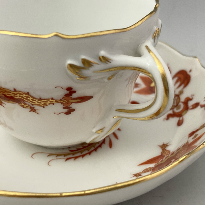 マイセン「龍文様 カップ&ソーサー」《アンティックかとう》