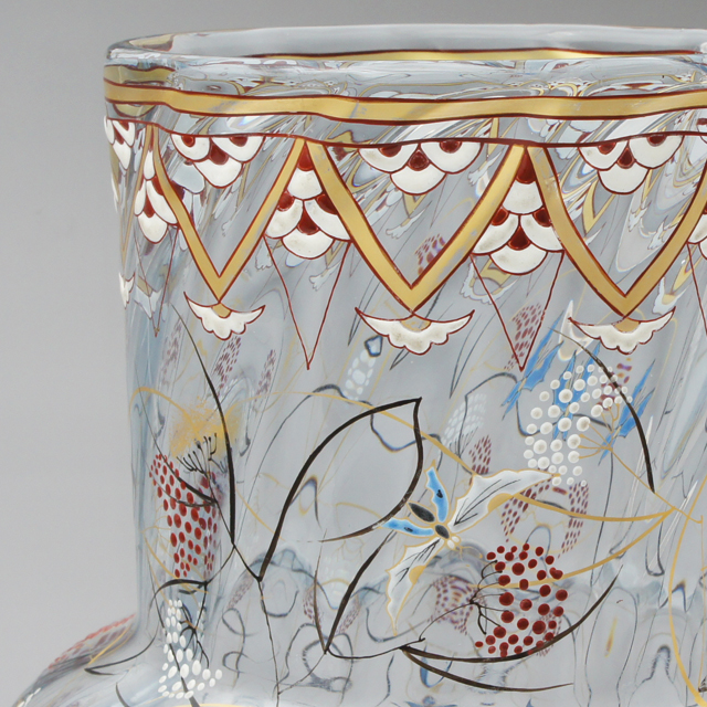 エミール・ガレ【アンティーク】ガラスボトル〈円形希少〉 プレビュー