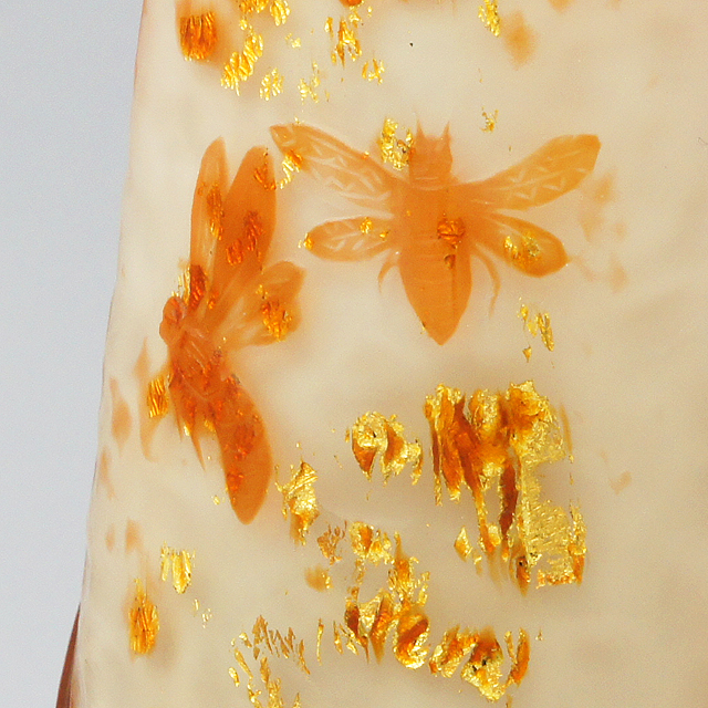 ドーム工房「蜂文花瓶」《アンティックかとう》