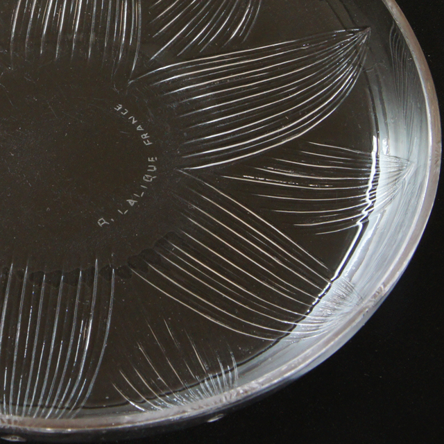 ルネ・ラリック ロータス LOTUS 皿 , Rene-Lalique 1923 ルネ