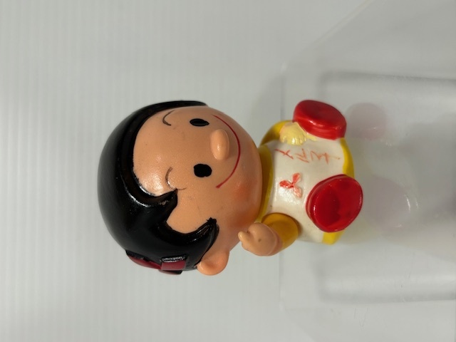 三菱電機☆メル子ちゃん☆昭和レトロ☆ソフビ人形☆貯金箱 8．1cm