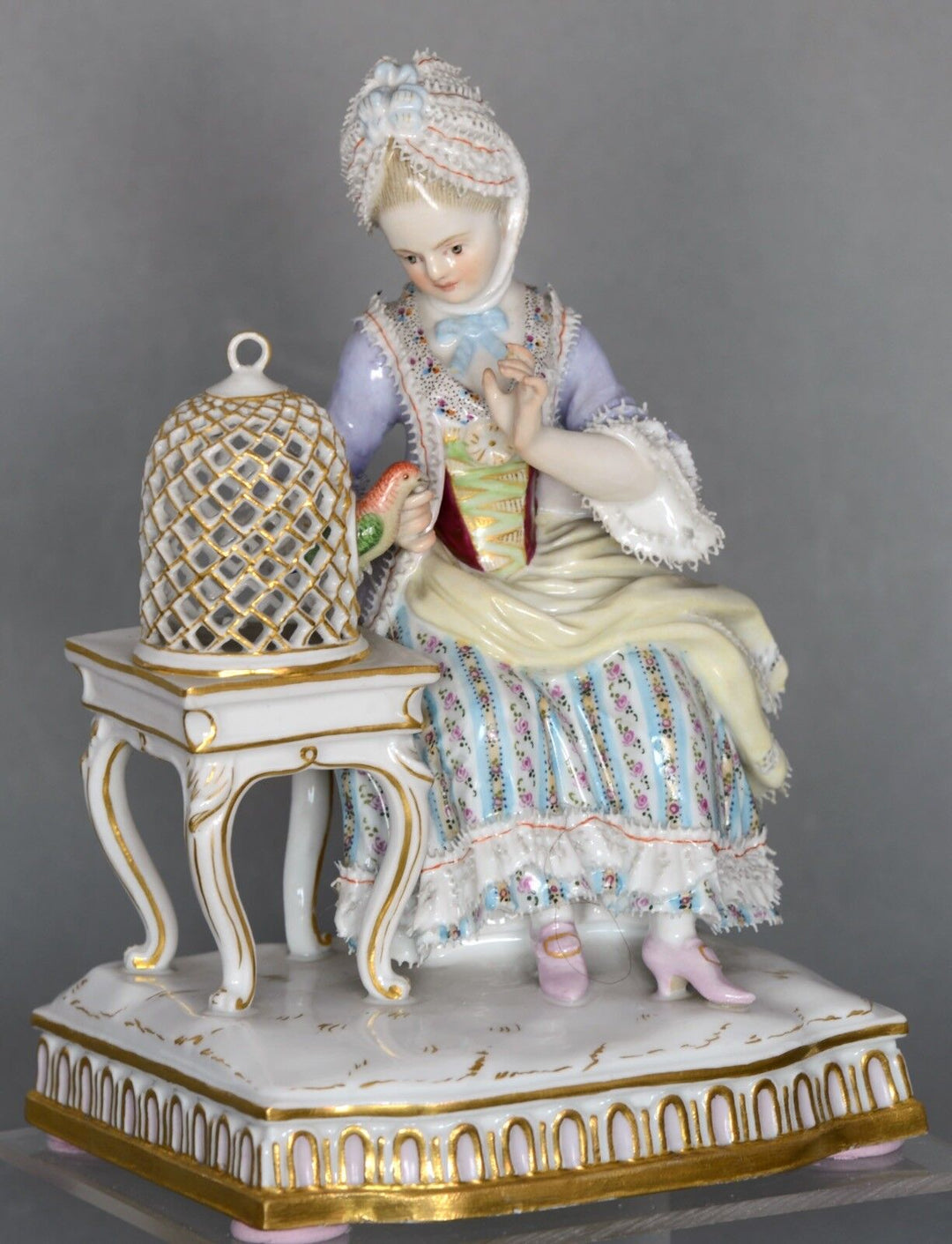 大型希少マイセン(Meissen)フィギュリン「求婚」置物 西洋美术