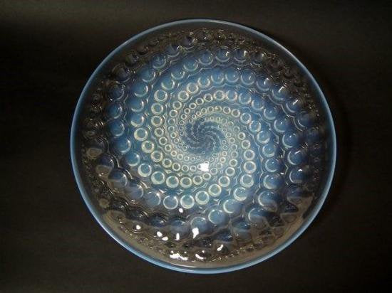 ラリック LALIQUE 皿 葉模様 ラリック LALIQUE 皿 葉模様 ラリック