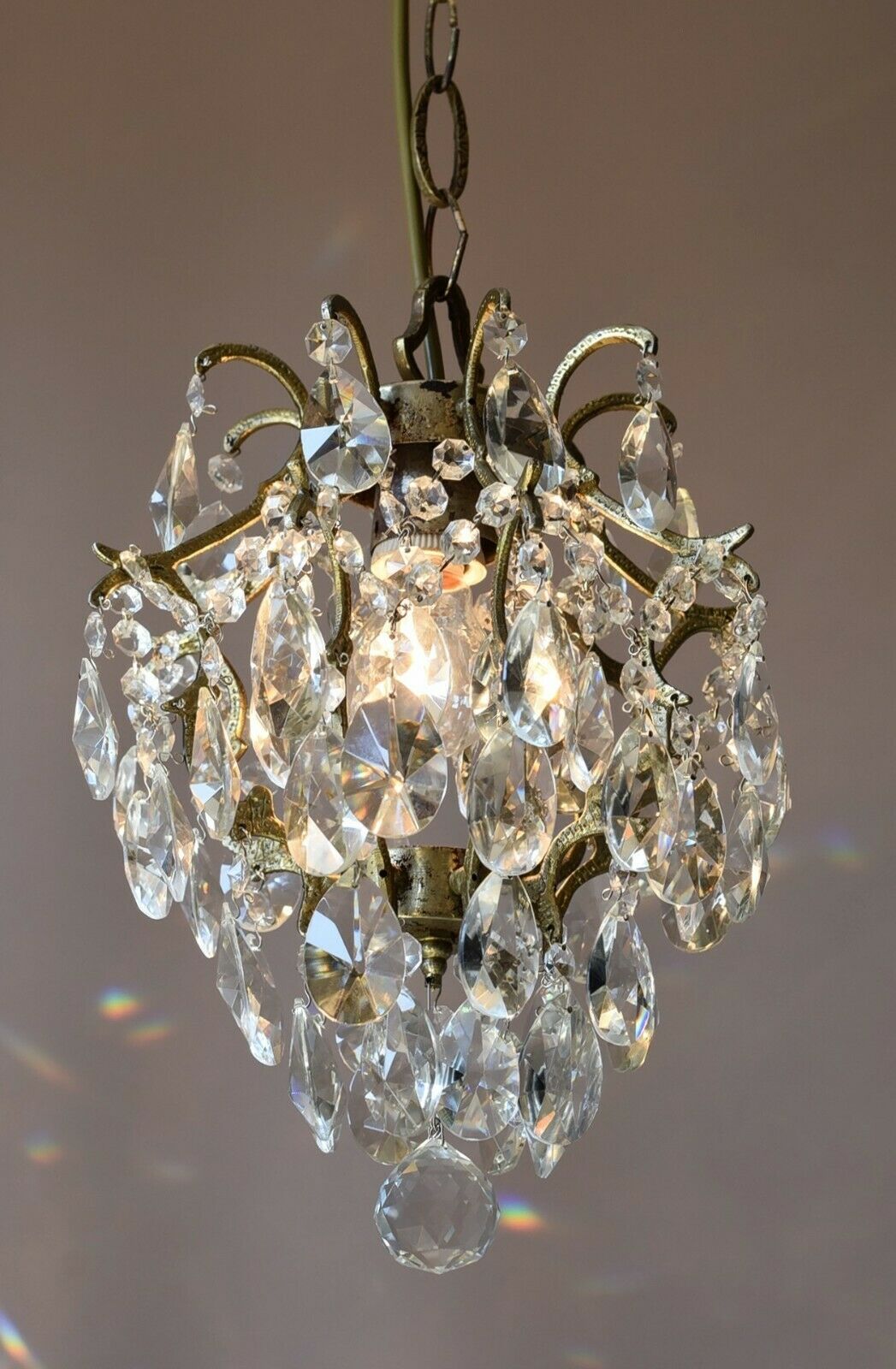 チ*ー様 ビンテージ風クリスタルシャンデリア チ*ー様 ビンテージ風