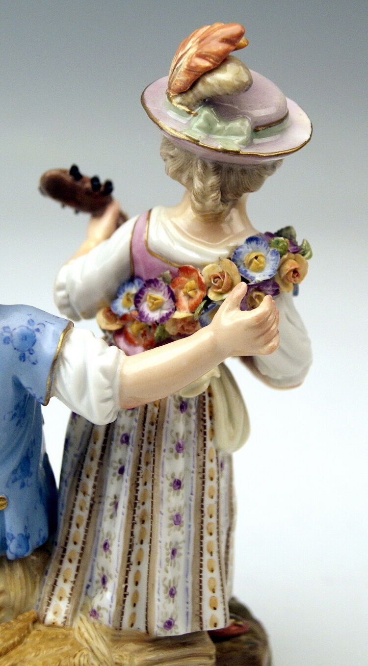 マイセン人形・フィギュリン 『四季の寓意シリーズ』夏（1870年ころ