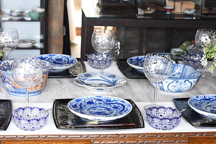 古伊万里 伊万里 古染付 染付 鯉の図 登り鯉 江戸期 大皿 1客 古