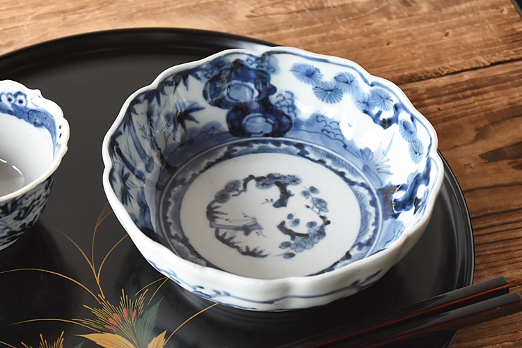 188『織部 十字紋 輪花皿』/骨董品 古美術 古道具 アンティーク