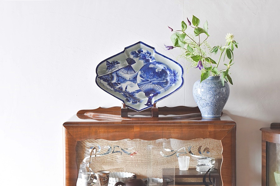 伊万里焼蛸唐草油壺 古伊万里 染付 蛸唐草 壺 - 生活骨董と古布の