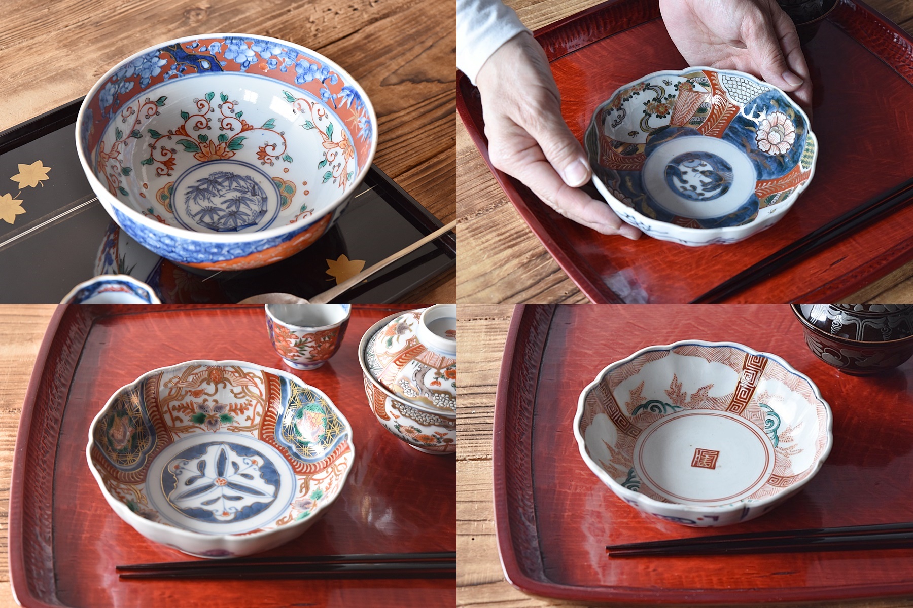 378『粉引 波文様 三ッ足皿』 /骨董品 古美術 古道具 アンティーク