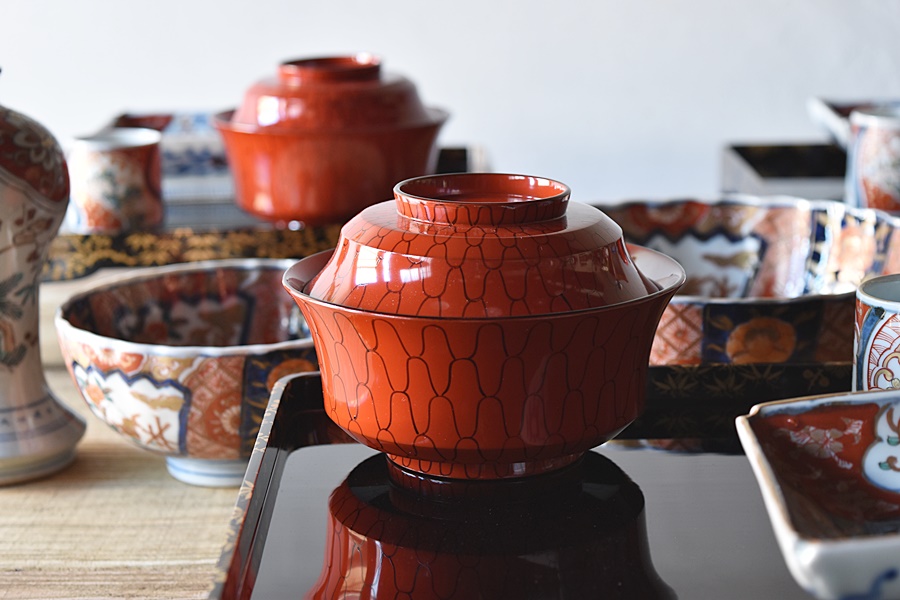 輪島塗 大雅堂謹製 乱れ挽 大椀5客 雑煮椀⁄丼椀⁄