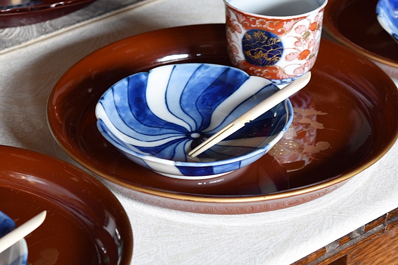 伊万里染付鉢 大明成化年製 MA341 明時代 大明成化年