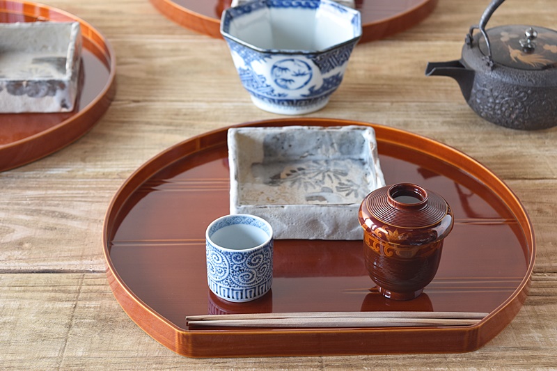 茶道具整理中】輪島塗 岡本陽斎作小丸椀 5組セット