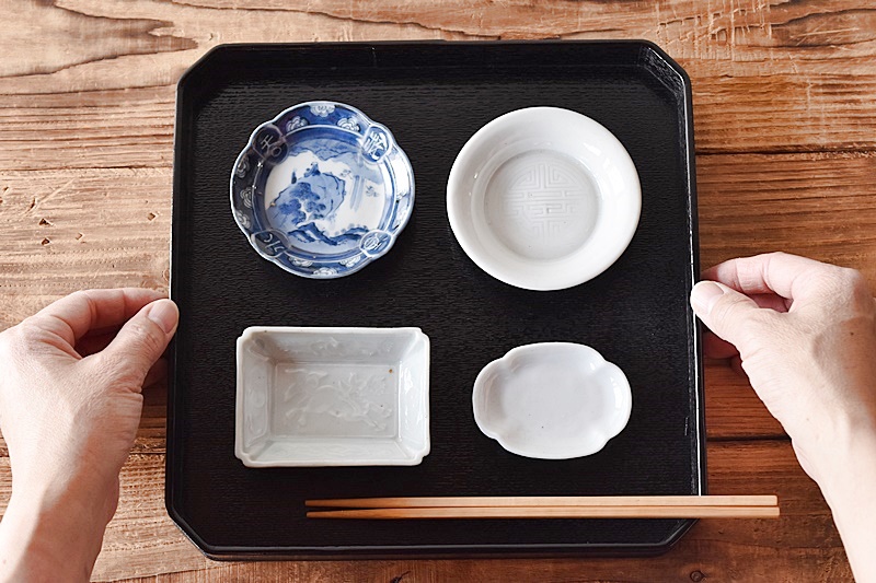 921『馬の目 豆皿手塩皿 5枚』 /骨董品 古美術 古道具 アンティーク 骨董