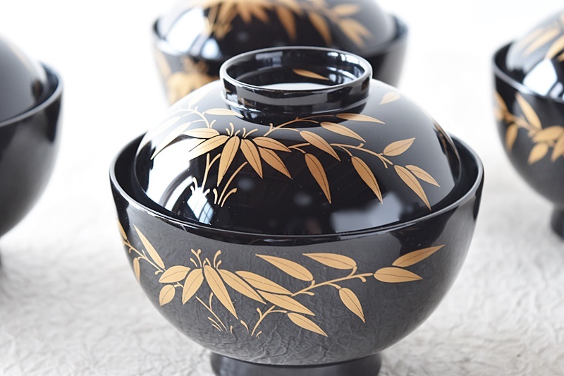 相田啓介 隅切重 本漆塗 会津塗 朱 うるし お重箱 重箱 三