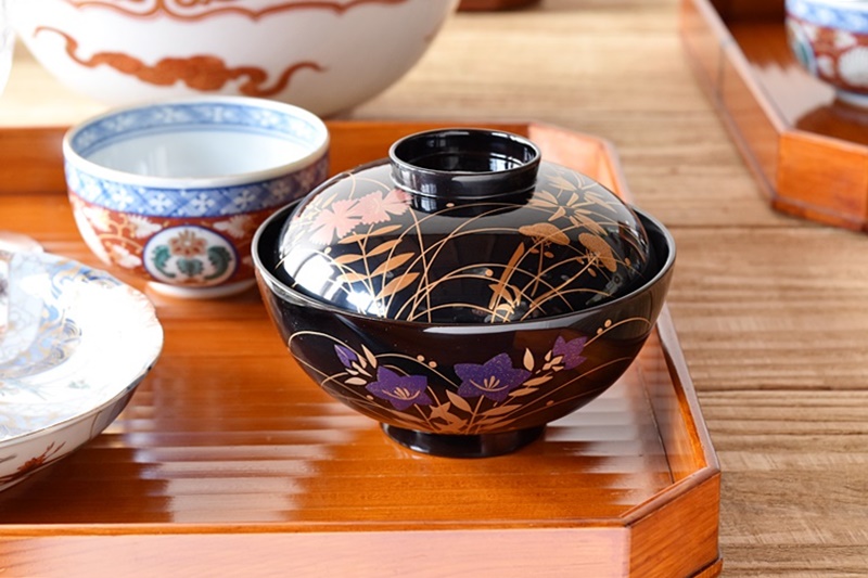 金蒔絵 花鳥絵変わり菓子椀 9客 Yahoo!オークション -「蒔絵 菓子皿 絵