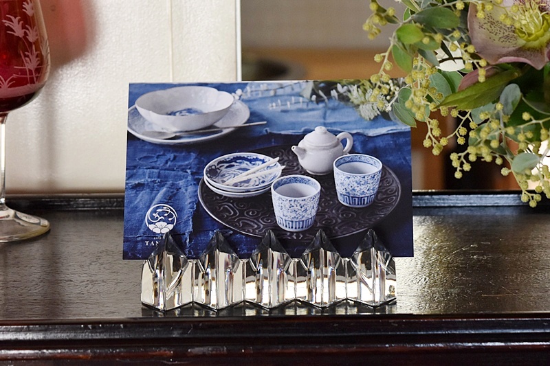 555『色絵金彩 花蝶 唐草 蕎麦猪口』 /骨董品 古美術 古玩