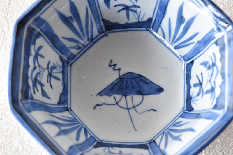 伊万里 染付け「土間火鉢」「立火鉢」 明治〜大正 特注品 極稀少 花器