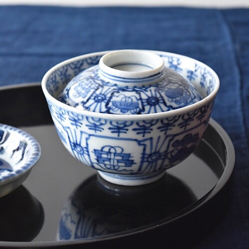 茶碗 蓋物 - 生活骨董と古布のアンティークショップ antique TANTRA