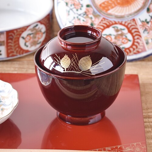 輪島塗の骨董椀 6個セット 輪島塗 骨董 明治 漆器 椀 6客 金彩 花 牡丹