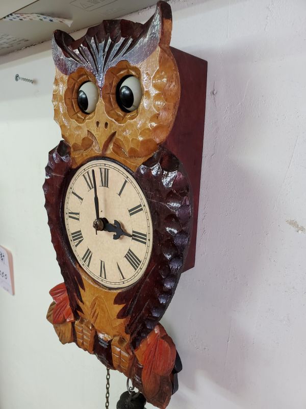 Yahoo!オークション -「ふくろう 時計」(掛時計、柱時計) (置時計