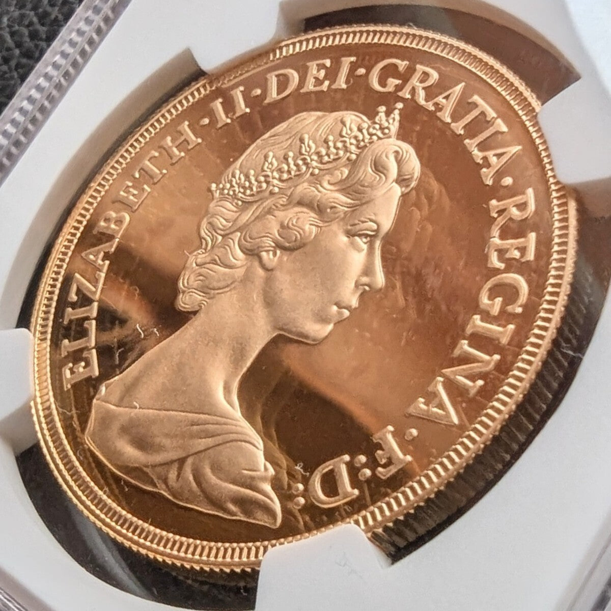 準最高鑑定】 1980 銀貨 イギリス クイーンマザー PF69UC 25ペンス NGC