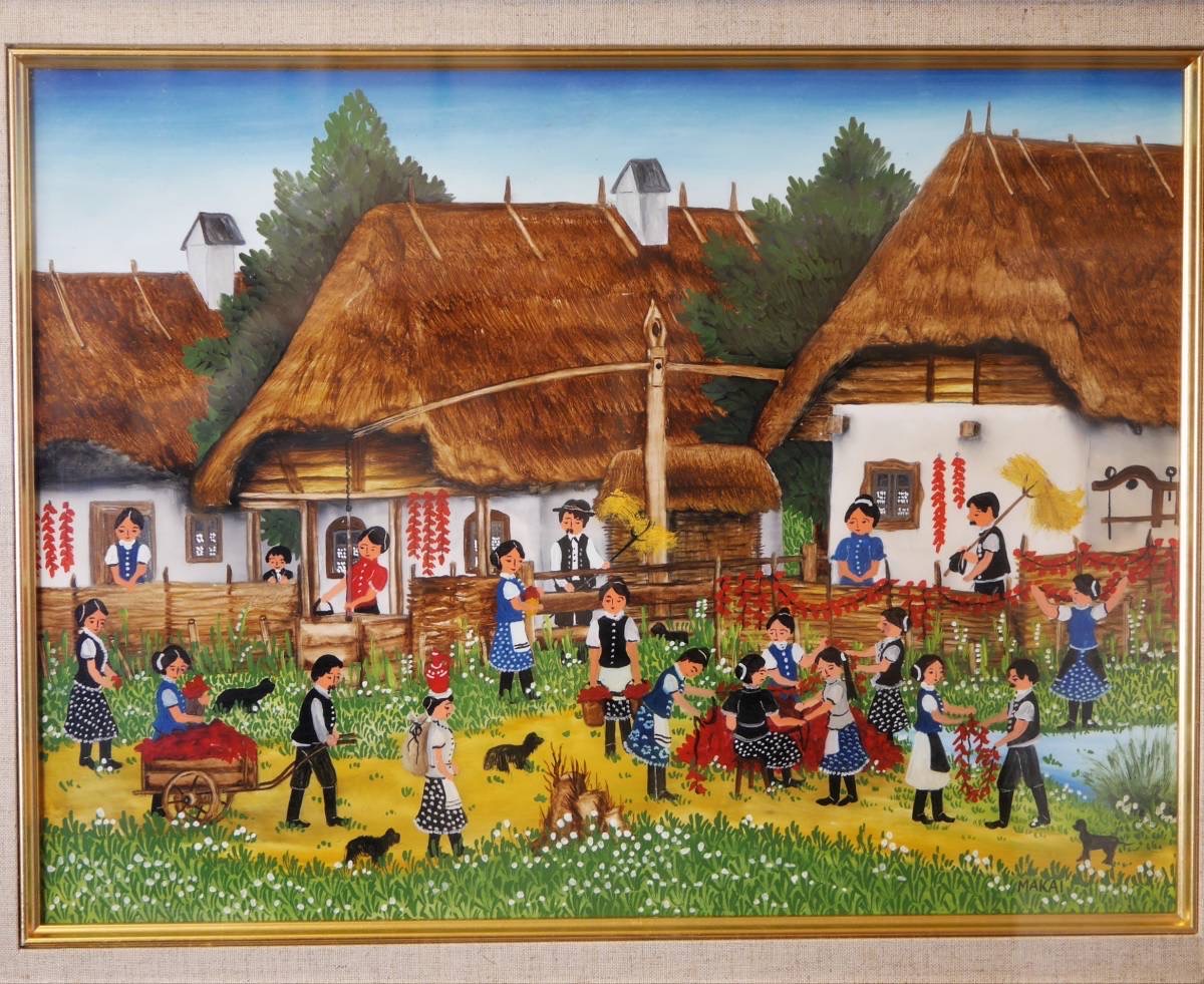 158.現代東ヨーロッパ絵画【カポイ、マカイ】 - ANTIQUE SAKURA