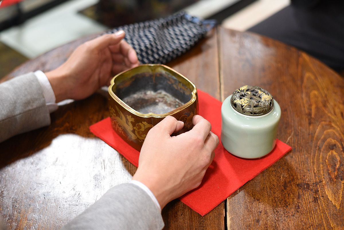 818『志野 草鳥 三ッ足鉢』 /骨董品 古美術 古道具 アンティーク 818『志野