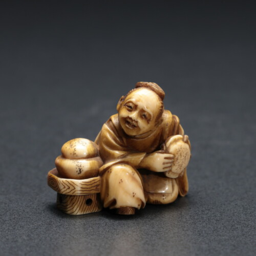 古い 根付 さげもの 骨董 木製 着物 せみ 根付 骨董品 Yahoo