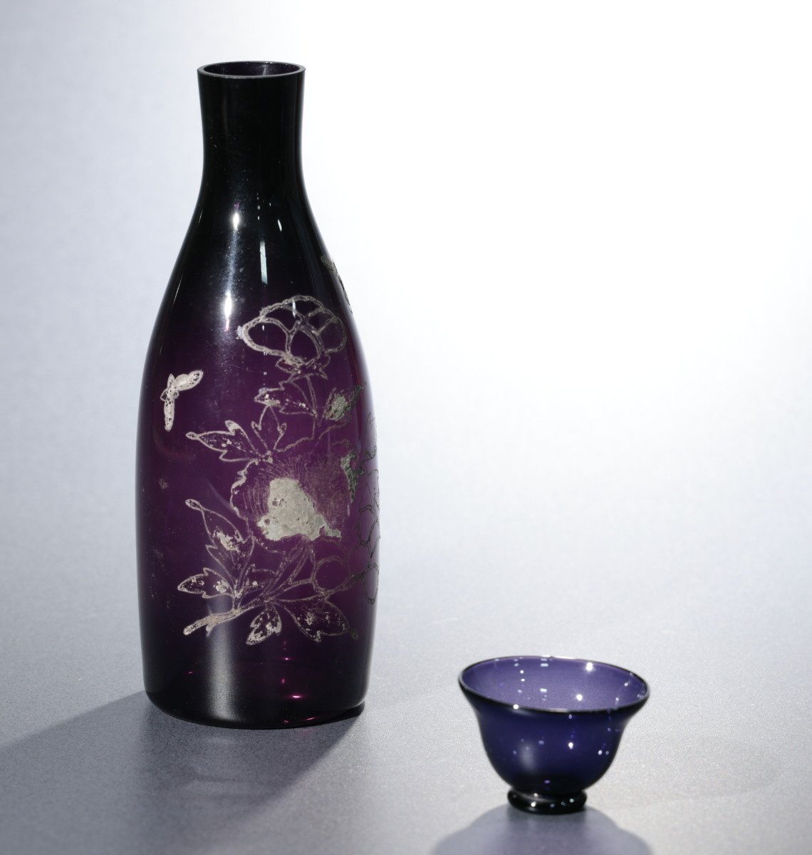 江戸ガラス 徳利・盃セット - 古好屋