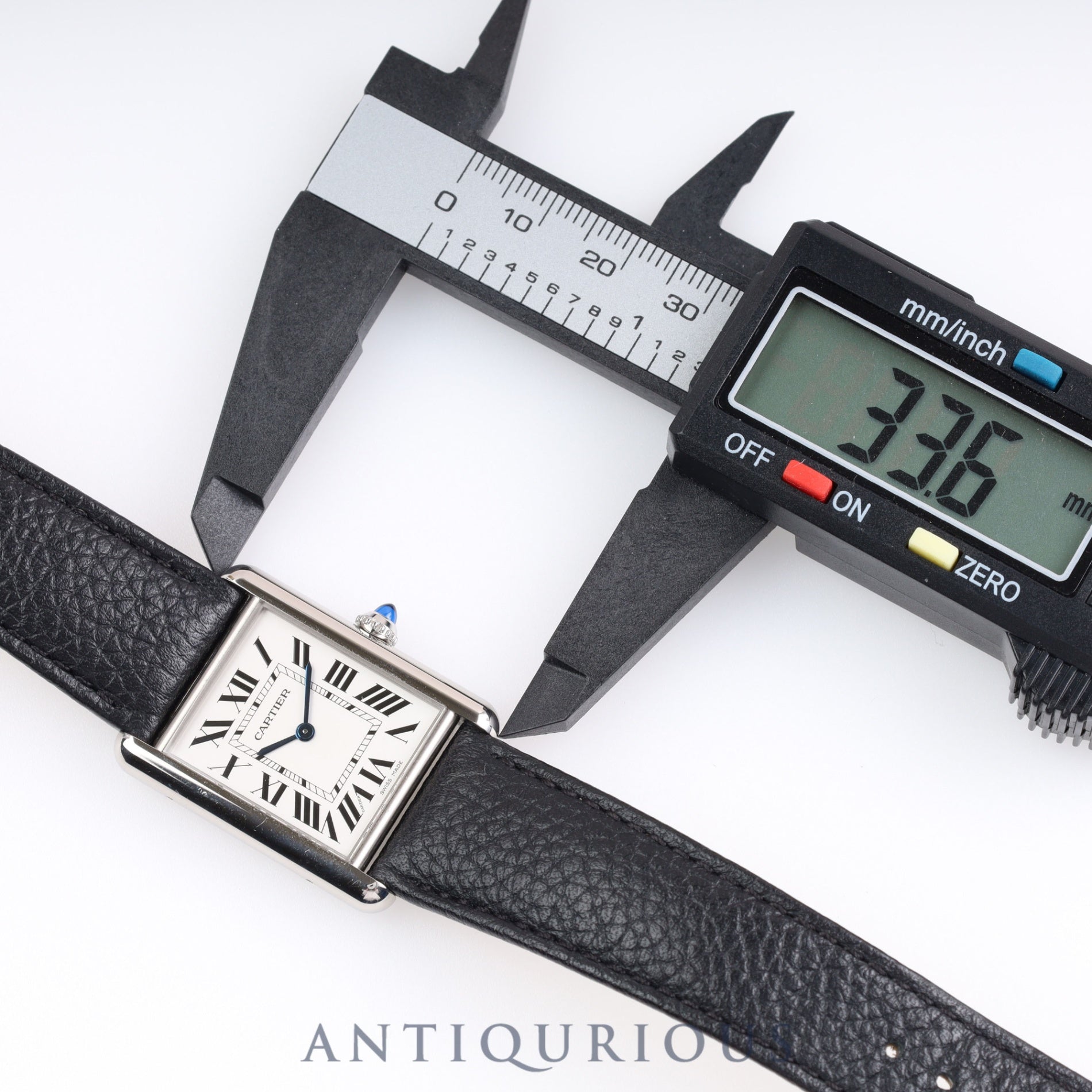 カルティエ タンクマスト LM QZ WSTA0041 / 4323 SS 革 純正ベルト