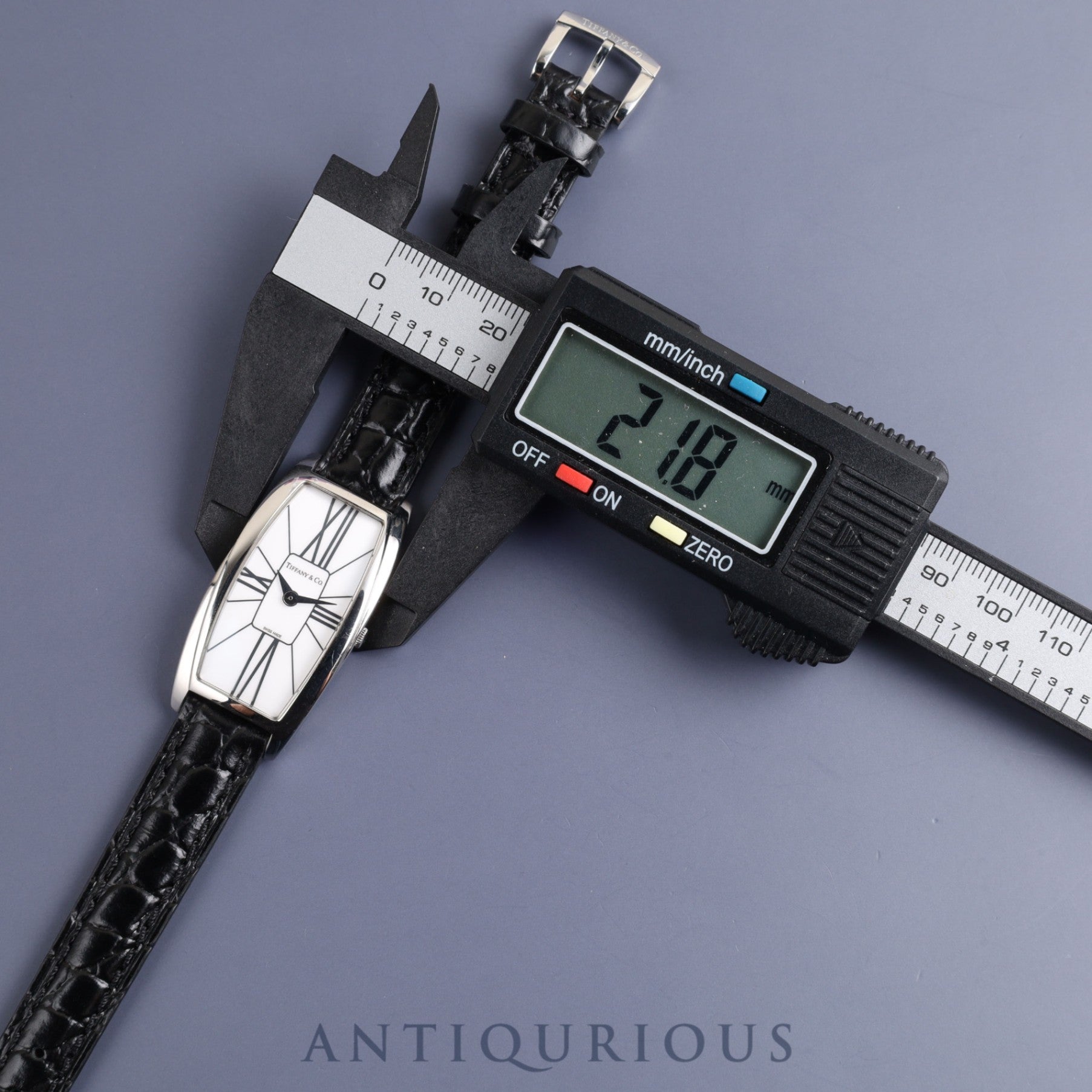 ティファニー ジェメア Z6401.10.10 クォーツ Cal.976.001 SS 革 純正