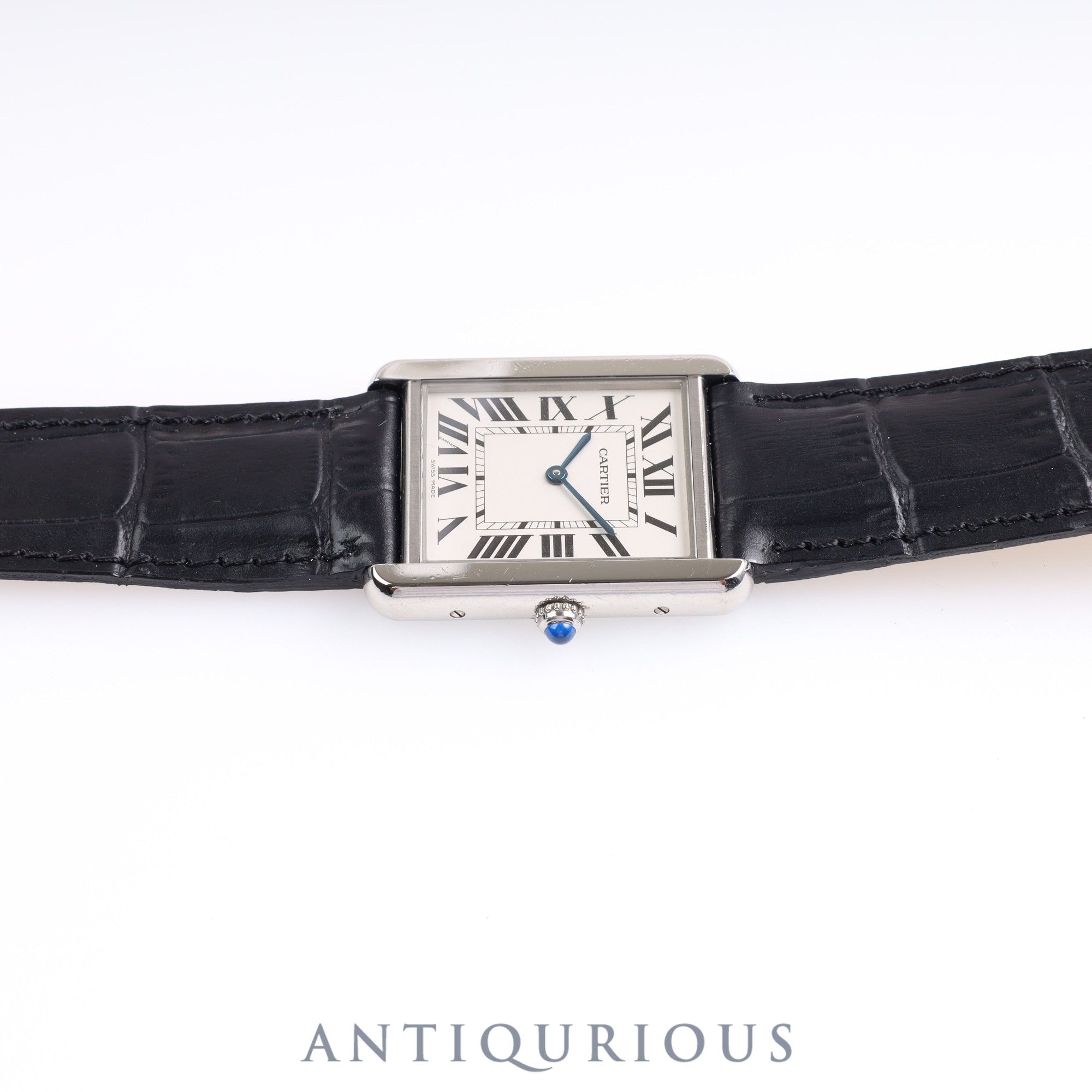 Cartier Tank Solo LM QZ W5200003 / 3169 Silver Dial Stainless