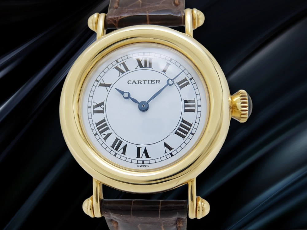 HB-0027| カルティエ ディアボロ Ref.1460.0 Cal.9P2 LM 18KYG