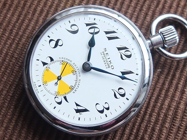 JA-3198| セイコー SEIKO 19セイコー 懐中時計 PRECISION 15石 手巻き